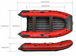 Лодка надувная Reef 325 НД